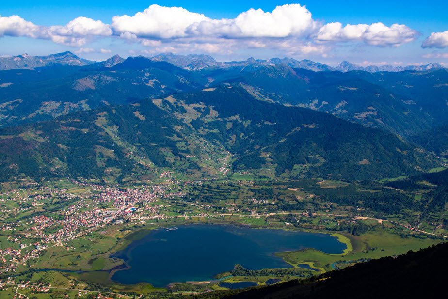 Plav Lake, Plav, Northeastern Montenegro, Montenegro